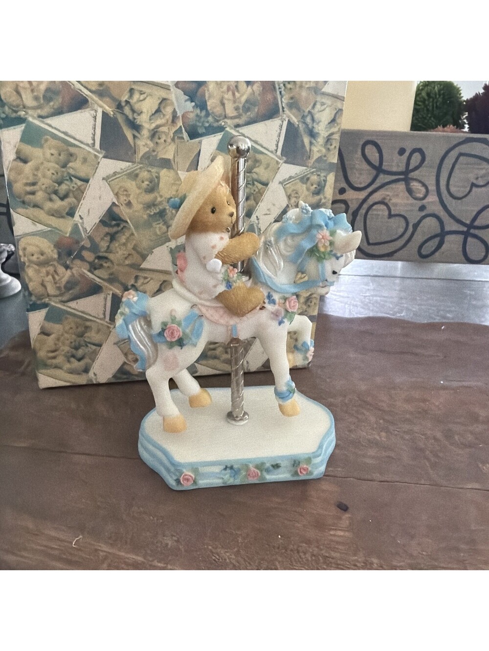 Cherished Teddies " Virginia - It's So Merry Going 'Round With You " Figurine